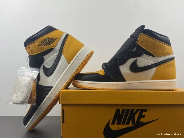 Cheap Air Yellow High 1 Toe OG Jordan 555088-711 0704